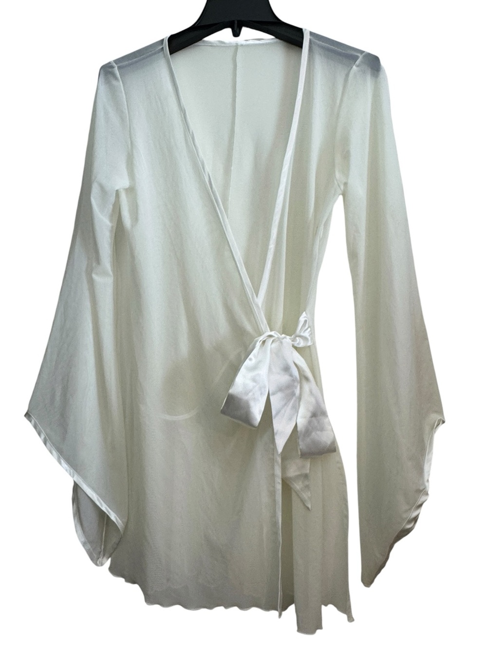 Fredericks of Hollywood White Sheer Robe Size S